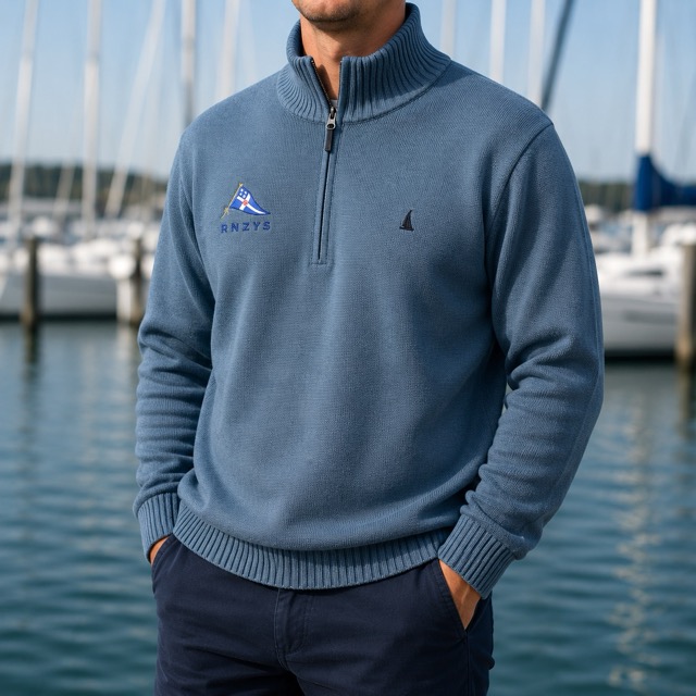 Original 1/4 Zip Cotton Knit